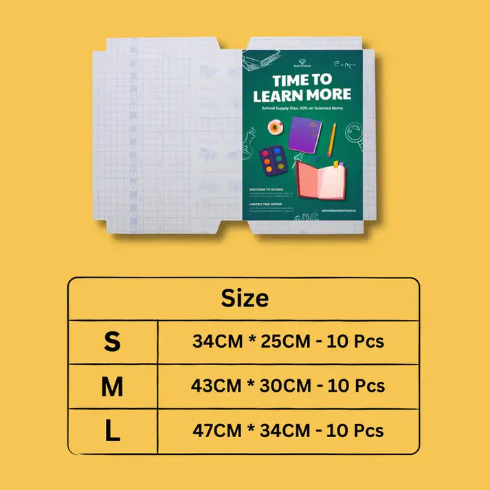 Self Adhesive Ultimate Book Protector | ( Heavy Duty Product )